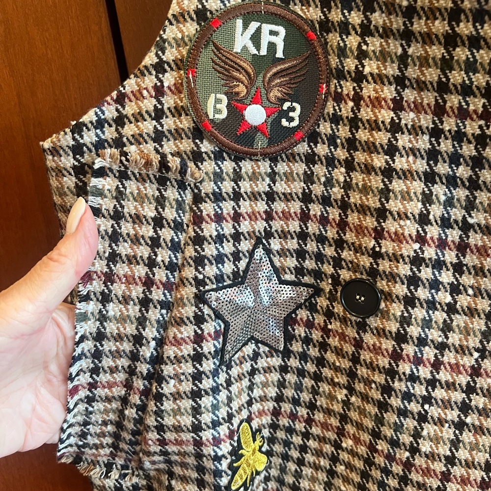 Motel Rocks Multicolor Checkered Vest - Picture 5 of 10
